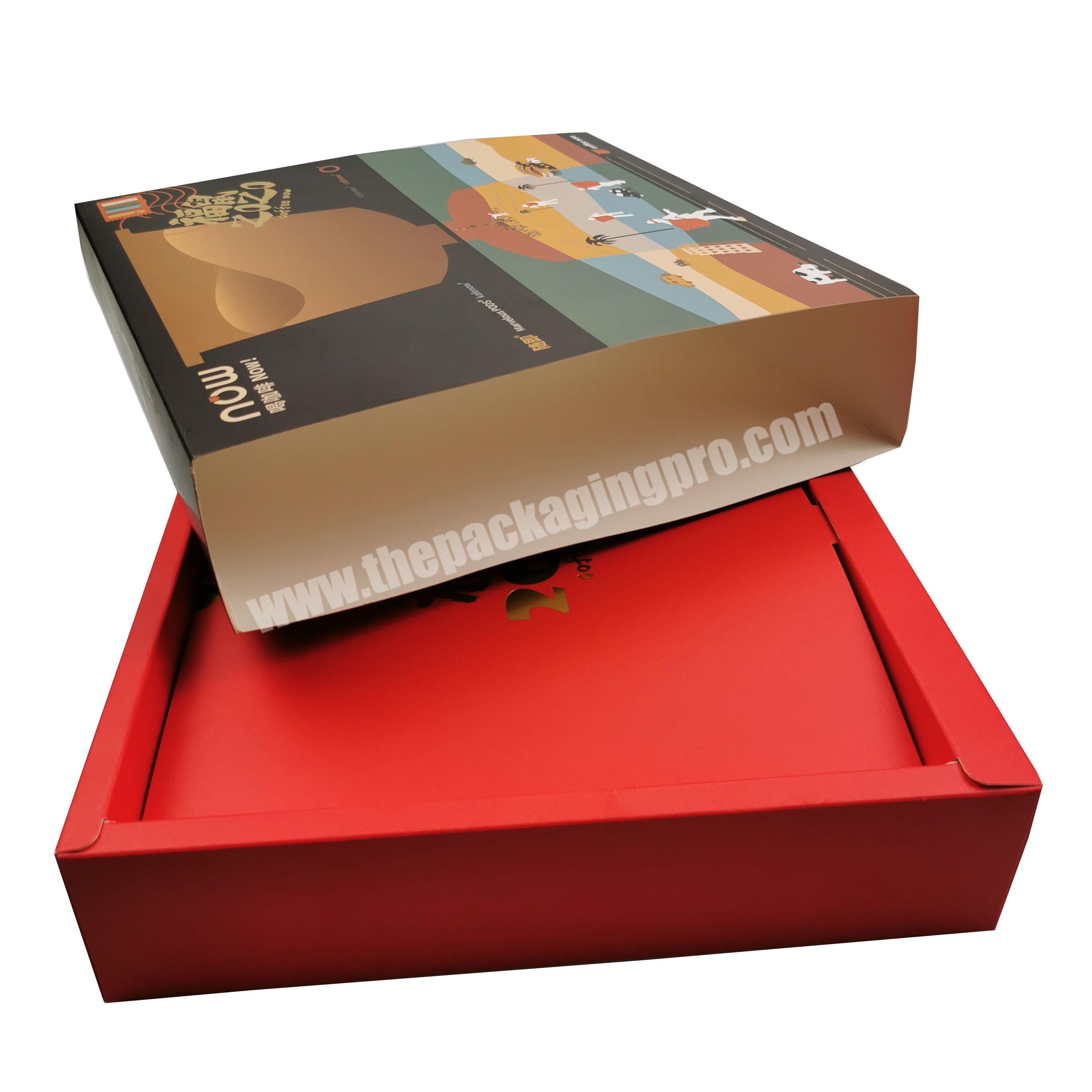 2020 years red custom coffee paper package box