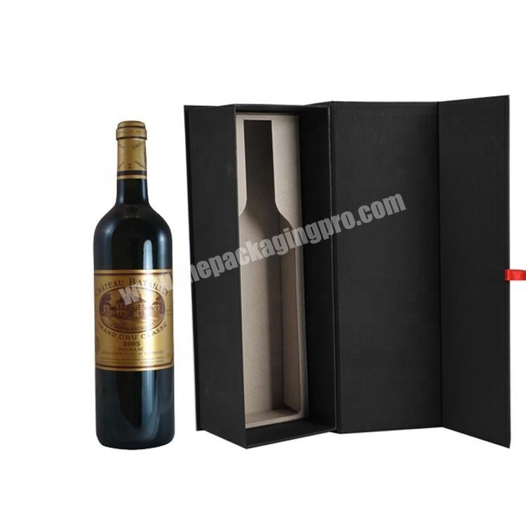 Cheap Flap Carton Single Bottle Wine Box