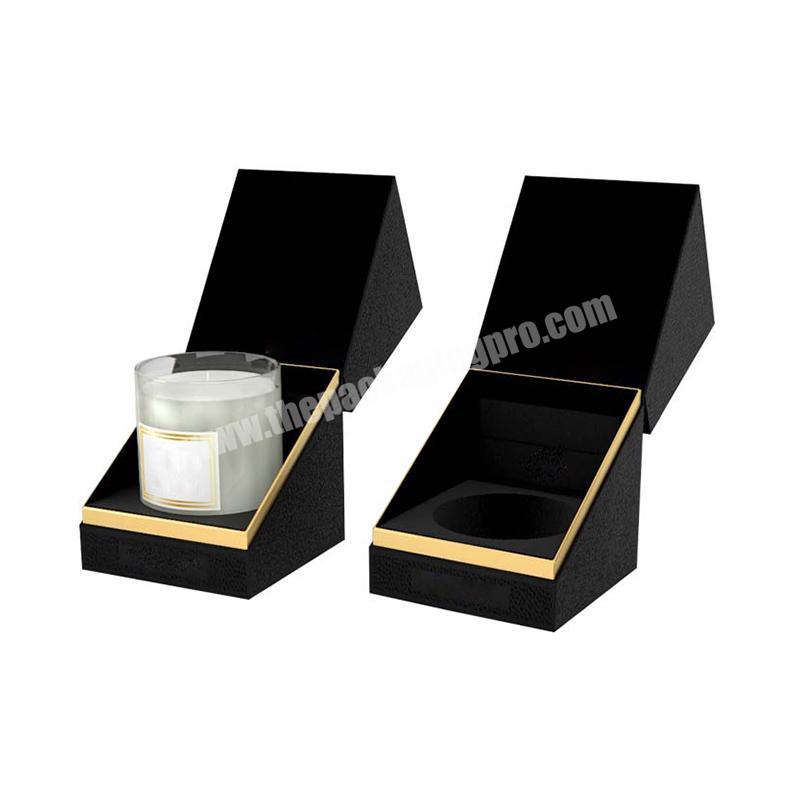 Hot sale flip candle packaging boxes custom gift box custom logo and print
