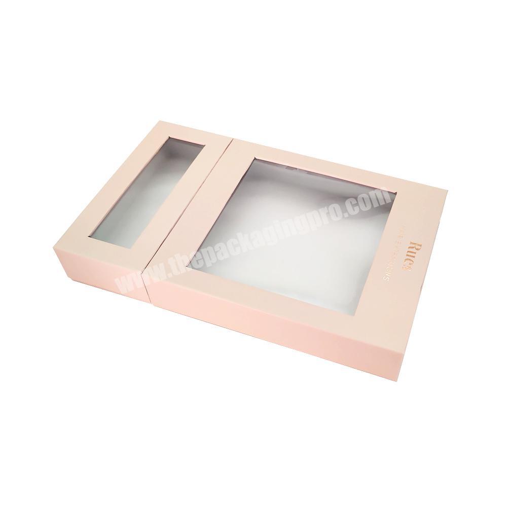 Custom magnetic extension high quality wholesale hair box