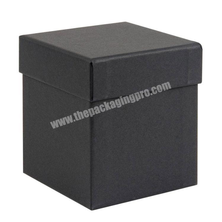 Luxury custom printed colors candle kraft paper packaging gift boxes with lid