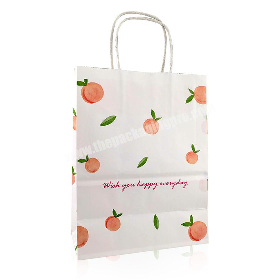Custom paper bag with handle Paper Bag Chinese Supplier clothing Packaging Paper Bag With Handle
