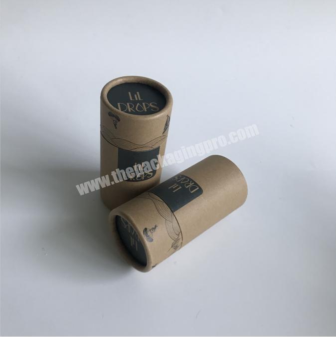 High quality  customized cosmetic Paper Tube Perfume/Essential oil bottle  container oil resistant