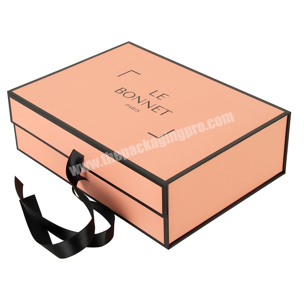 Custom Luxury Shoe Ring Chocolate Clothing Packaging Eyelash Magnetic Paper Gift Box
