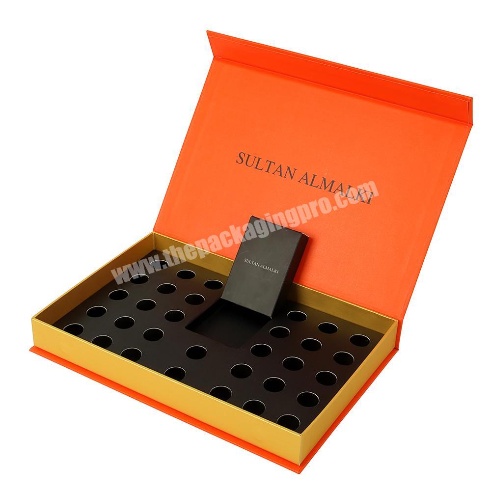 Luxury Paper Rigid Magnet Fold Gift Packaging Box With Magnetic Closure Lid