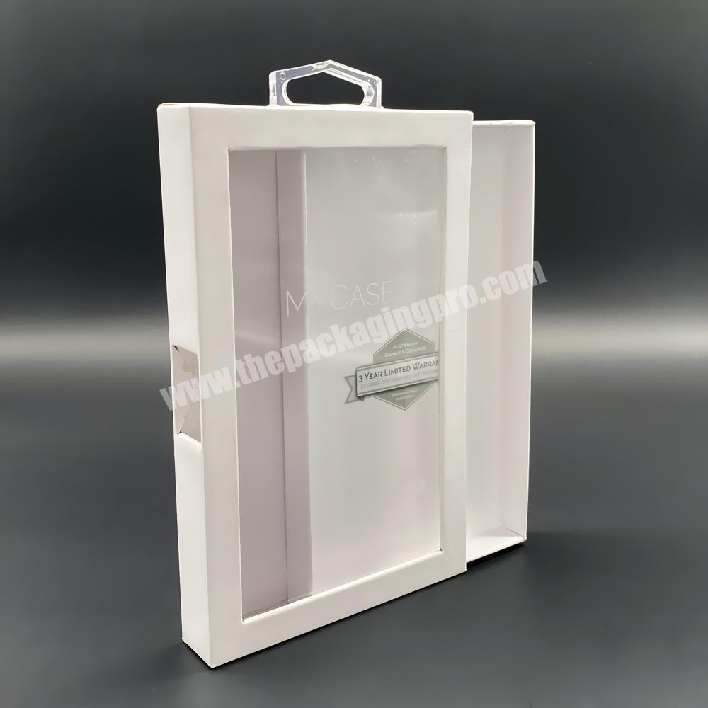 High Quality Sliding Open Drawer Paper Phone Case Cover Retail Packaging Box