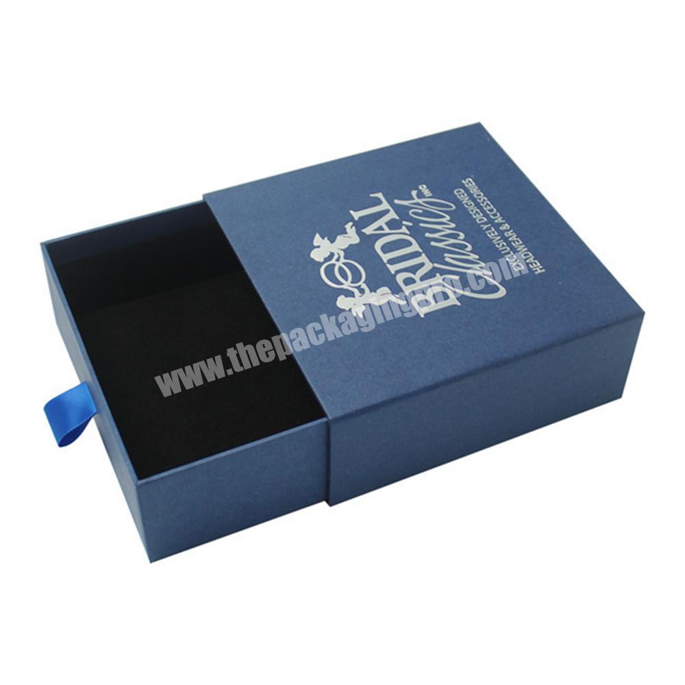 White Corrugated Luxury Black Paper Shoe  Custom Chocolate Cardboard Box With Drawer