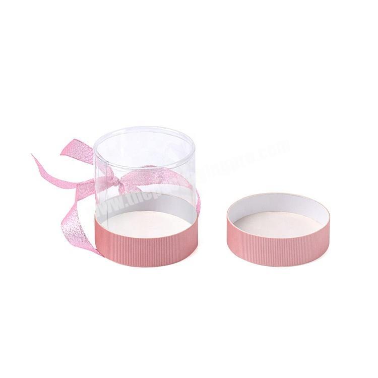 High Quality Circle Jar Tube Food Container Paper Packaging With Pvc Window