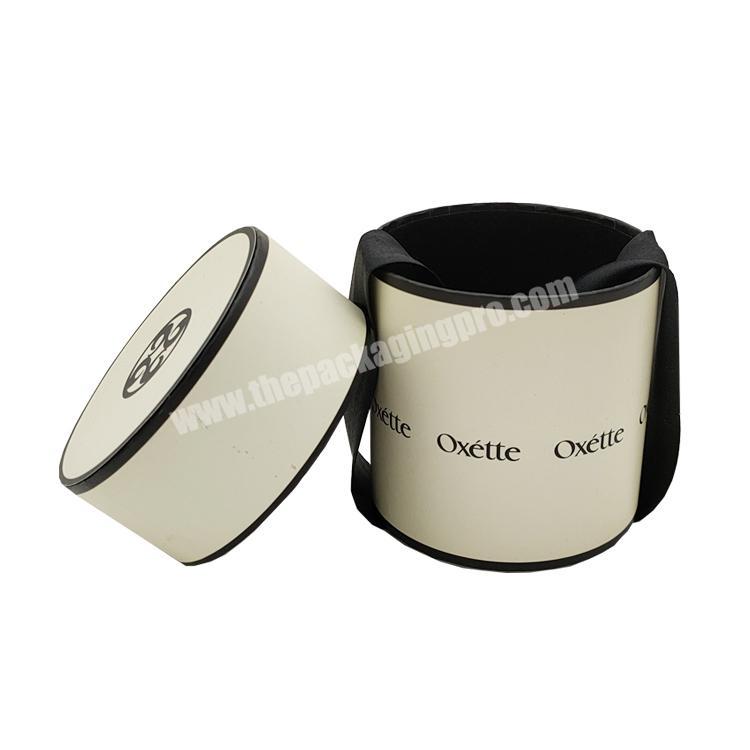 black custom paper tube luxury retail watch box