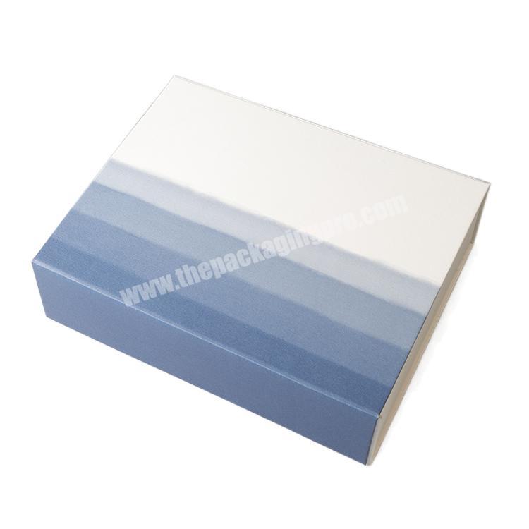 Custom Luxury White Folding Magnetic Large Size Skin Care Packaging Paper Gift Box