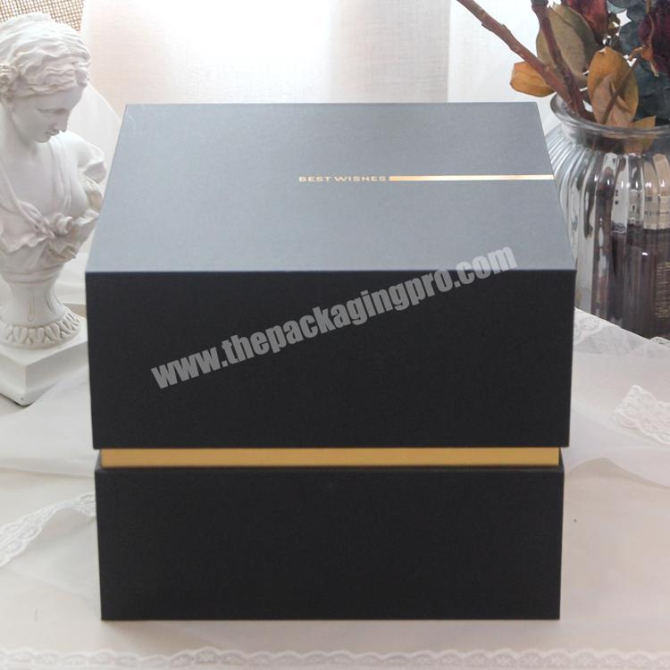 luxury lid and base box recycle gift packagnig box custom logo paper box