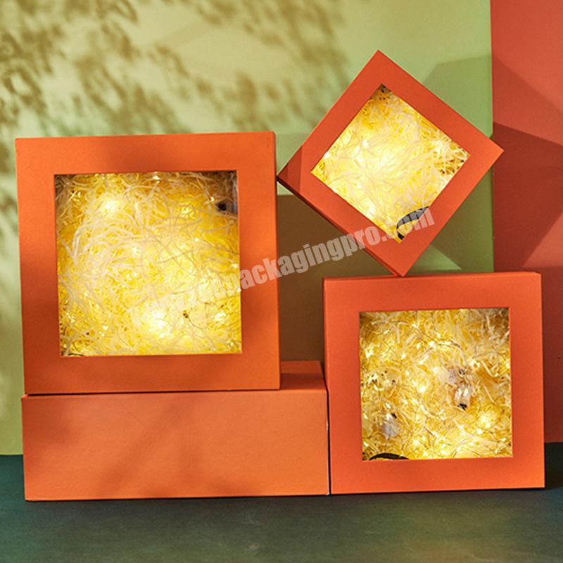Modern Latest custom-made clear gift box luxury gift box gift box with window