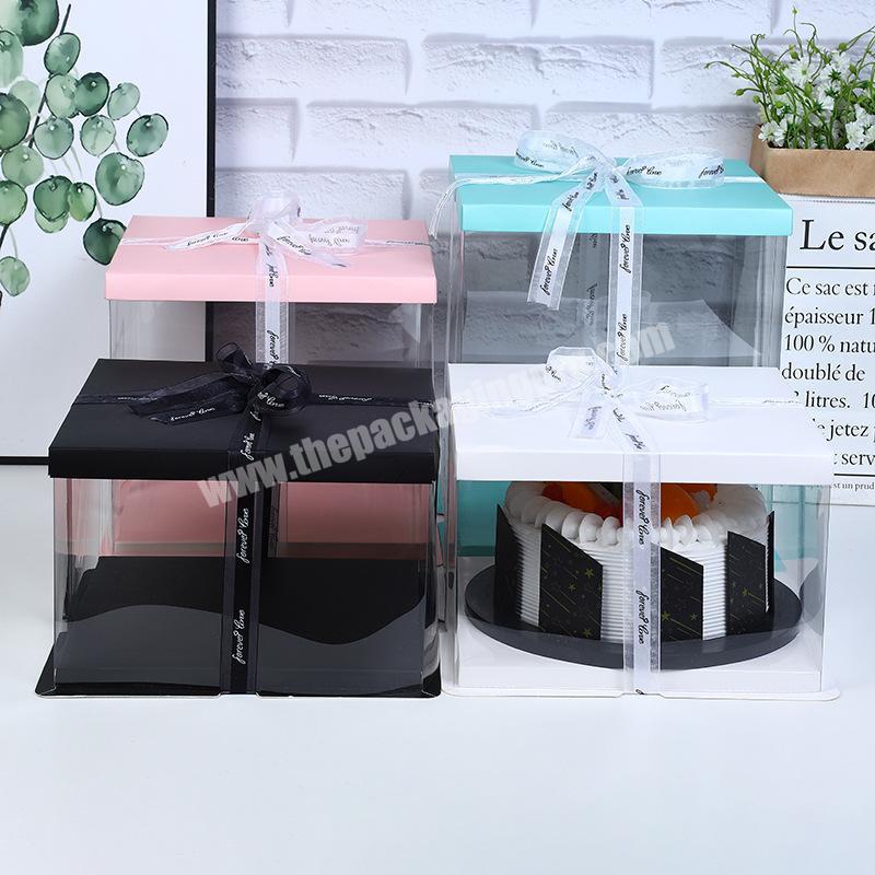 Best Price rectangle cake box elegant cake boxes cake box white in low price