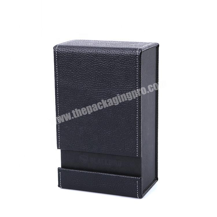 Biodegradable Leather Cardboard Paper Drawer Watch Jewelry Gift Box Packaging With Insert