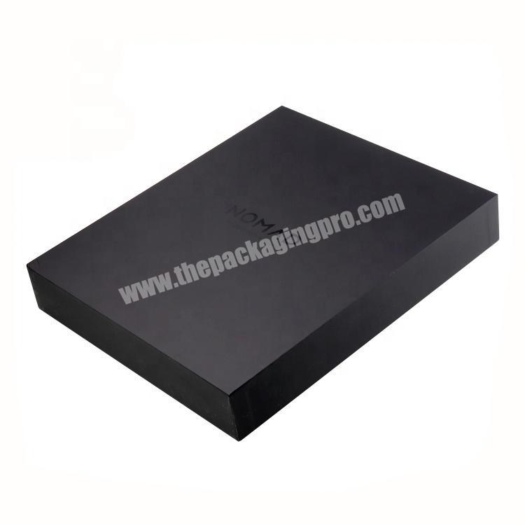 Black Electronic Paper Packaging Box with EVA Tray