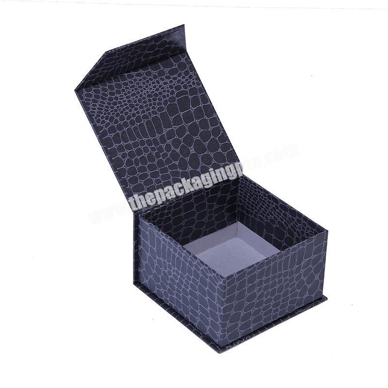 black square cosmetic box for cream jar bottle packaging box custom