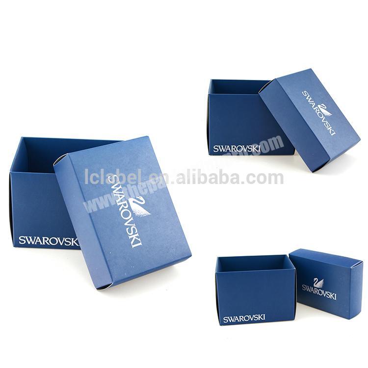 Blue paper watch box paper wrist watch box wholesale