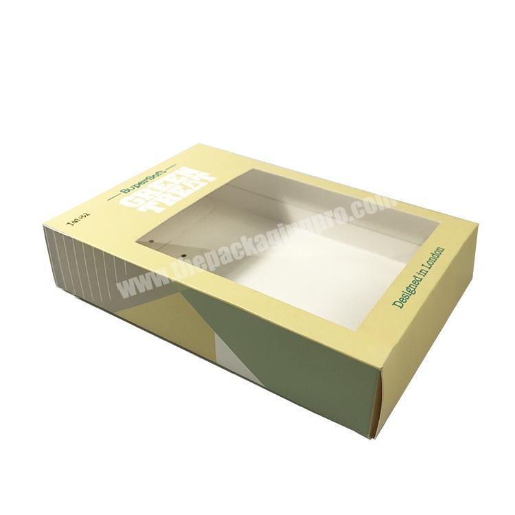 China Offset Printing 350g art paper Transparent Window Creative Socks  Gift Packaging Box