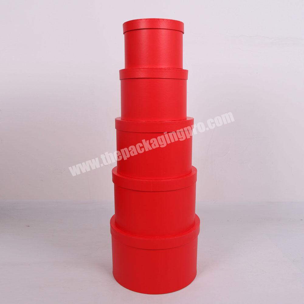China Supplier Cheap Round Hat Flower Boxes With Lids