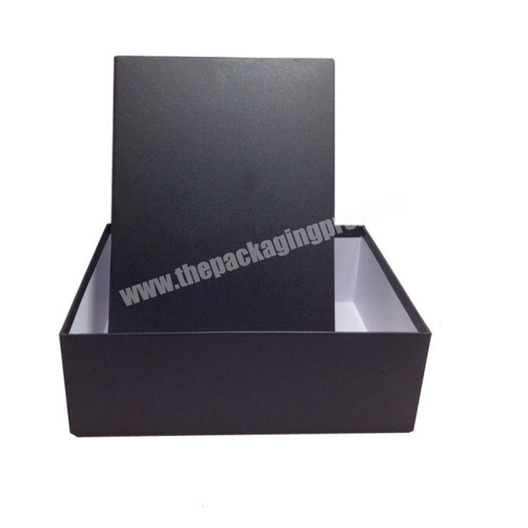 custom cardboard packaging luxury box logo printed paper rigid gift box with lid