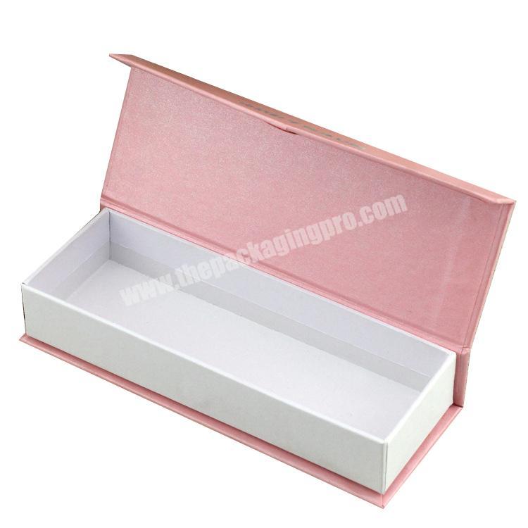 Custom  Flap Packaging Magnetic Folding Paper Gift Magnetic Window Box With Clear PVC Film