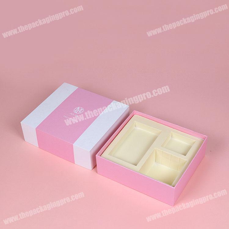 custom printing pink gift bath bomb packaging box