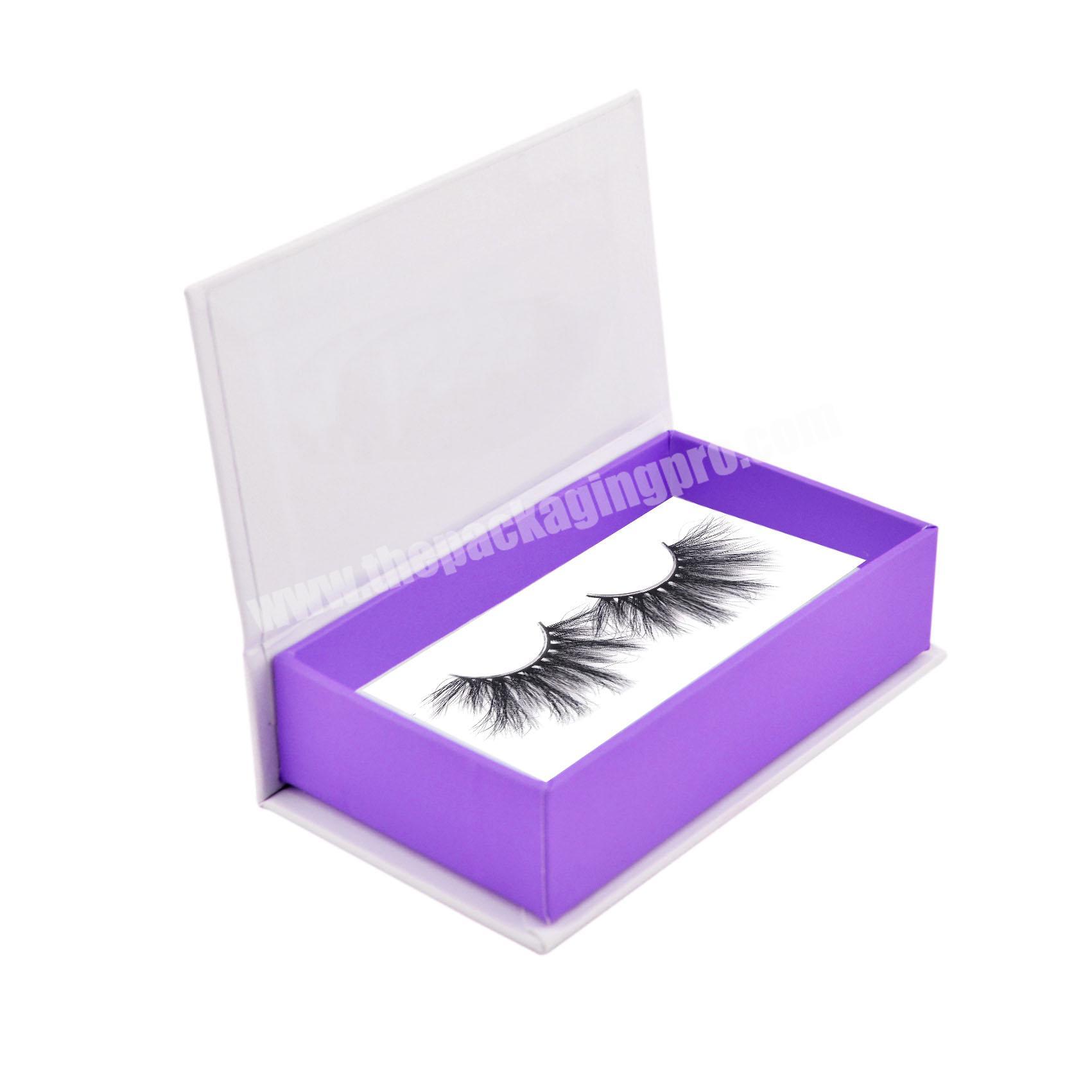 Customized paper eyelash case packaging