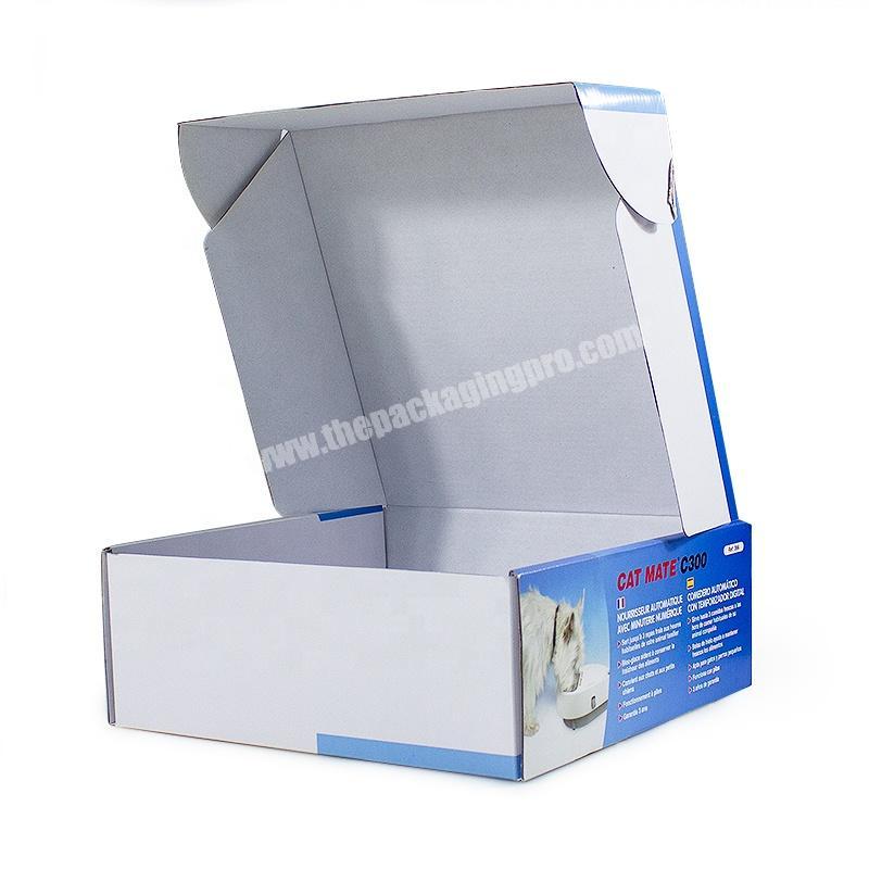 Customized Printing Marble Monthly Subscription Box White Large Folding Carton Corrugated Mailing Boxes