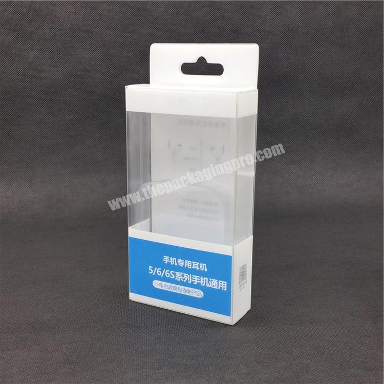Customized PVC plastic packaging box with clear window