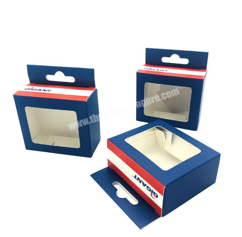 Eco Friendly Custom Packaging Paper Box with Hanger and Window