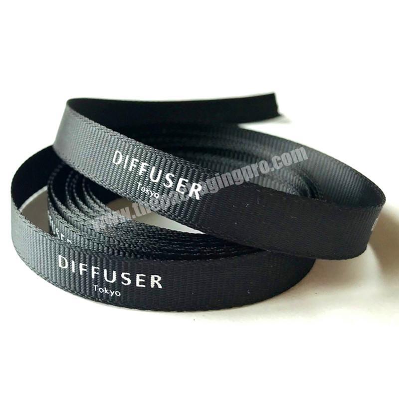 factory direct sale grosgrain printed ribbon with logo