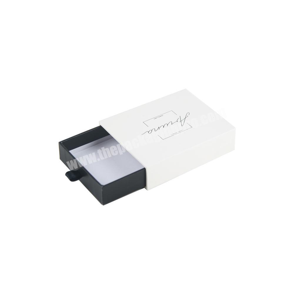 Free Sample Custom luxury paper drawer cardboard jewelry packaging gift box