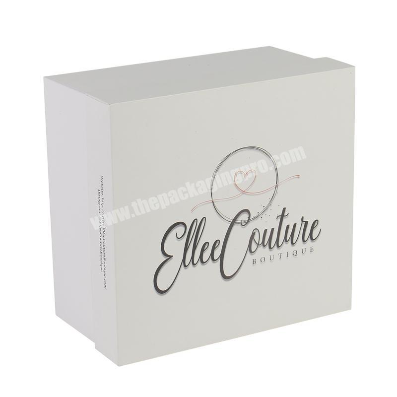 Luxury Custom Lid And Base Rose Gift Box Double Opening Gift Packaging Flower Box With Ribbon