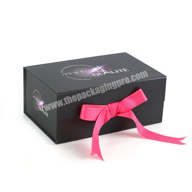 Magnetic Closure Elegant Cardboard Paper Custom Logo Luxury Gift Box Packaging