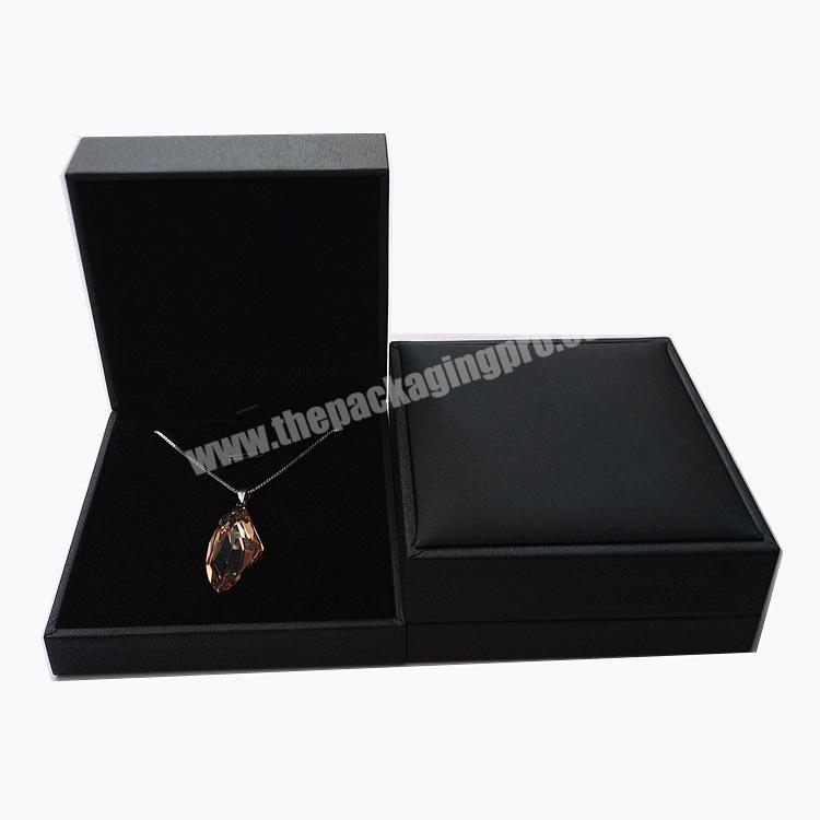 Manufacturer customized high-end jewelry box PU jewelry packaging box jewelry necklace box