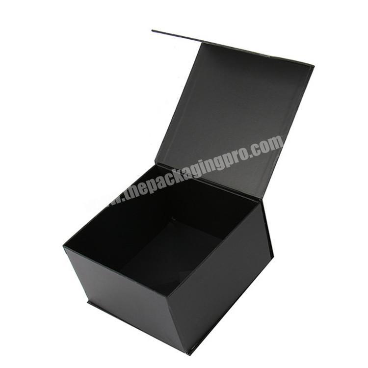 matte black flat folding custom baseball cap packing box