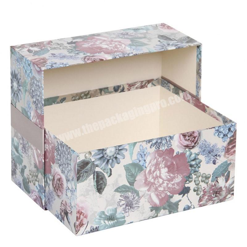 Oem Custom Design Printed women brand handbag packaging gift box customized boxes and bags for stores