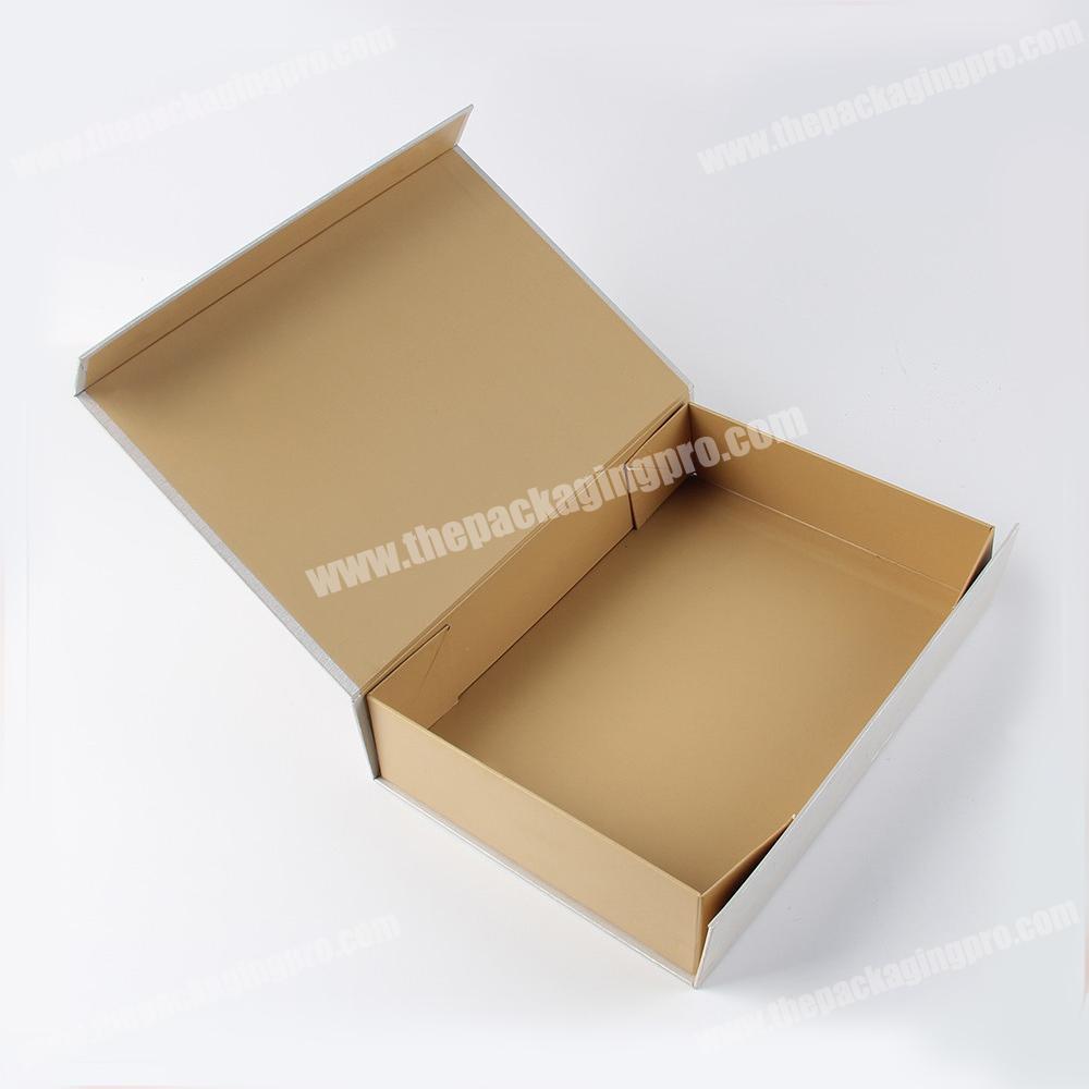 Templates for glossy black collapsible gift paper folding boxes