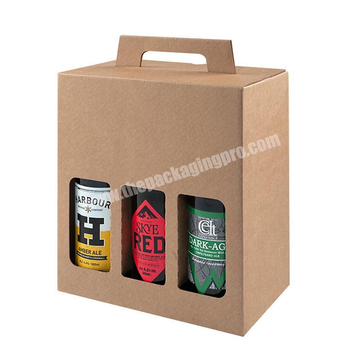 Top quality beer gift packaging box wholesale