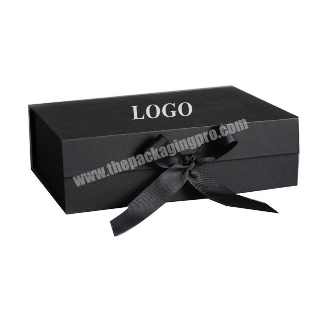Custom Logo Luxury Rigid Magnetic  Folding Paper Packaging Gift Boxes for Packing Gift Box