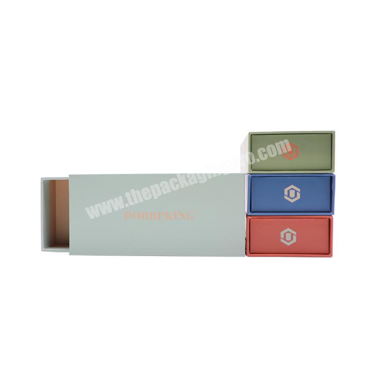 High quality custom logo printed slide open luxury cardboard paper soap packaging gift box