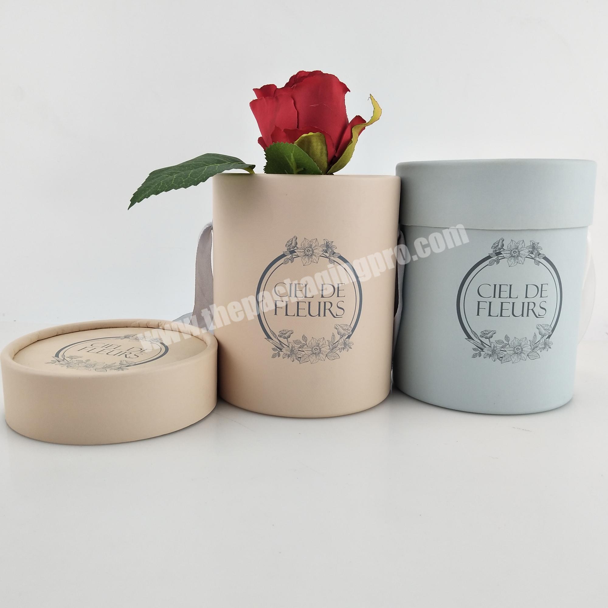 Luxury Custom Printing Bridesmaid Proposal Cardboard Rose Gift Flower Boxes
