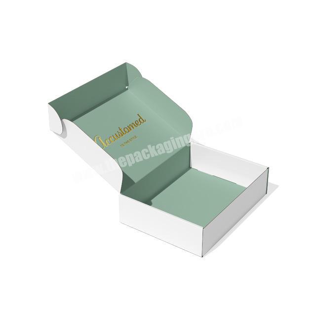 Wholesale Custom logo Corrugated Paper Box for Clothes Mail Paper Box Packaging with Insert