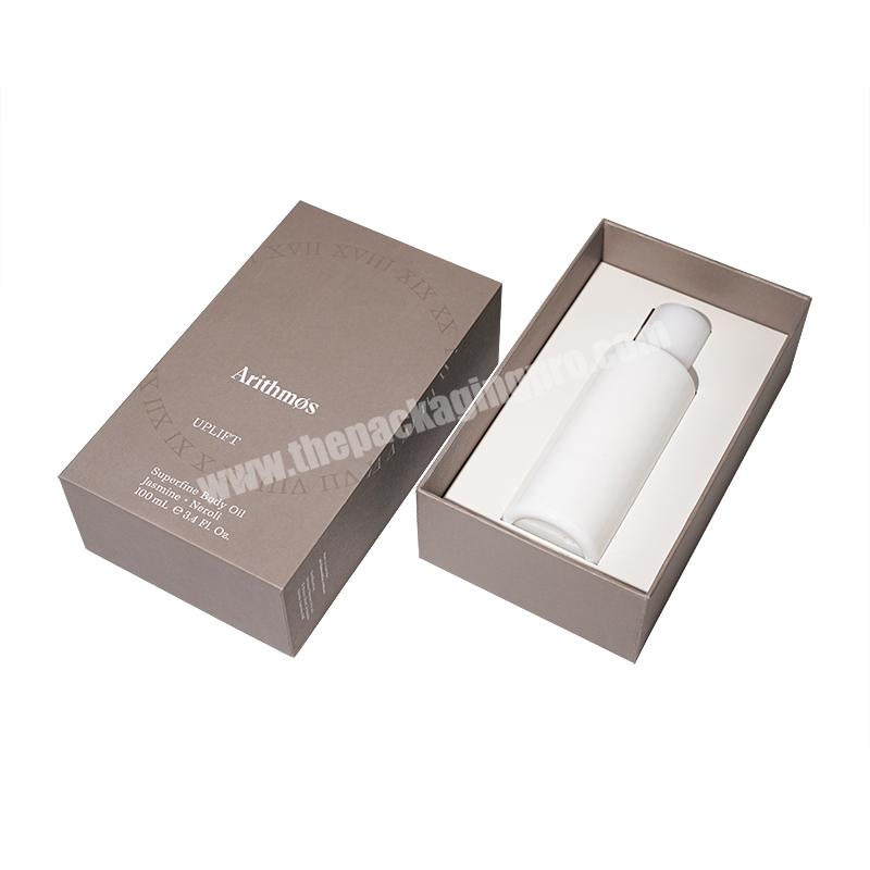 Reusable Gift Boxes Printed Your Own Logo Rigid Cardboard Lid And Base Custom Paper Box for  Candle Cosmetic