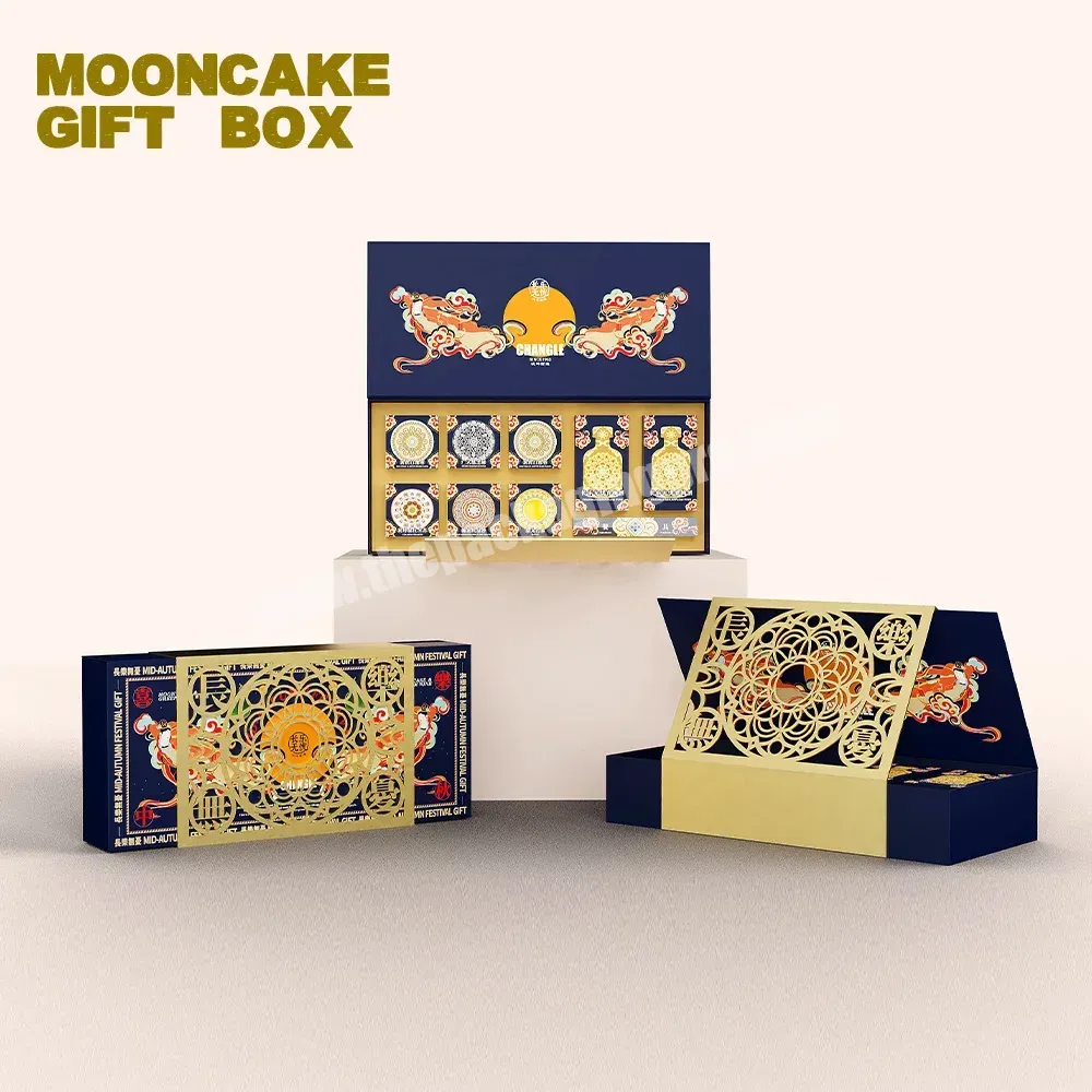 Style Packaging Gift Box Luxury Corrugated Cardboard For Mooncake Chinese Custom Printed Logo Mid-autumn Cosmetic Rigid Boxes - Buy White Cardboard Paper Boxes,Cosmetics Box Packaging,Custom Luxury White Cardboard Paper Box For Skincare Eco Friendly
