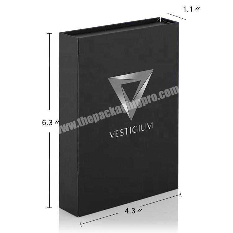 100% Full Test Cheap Black Gift Box Magnet For Clothing Packaging
