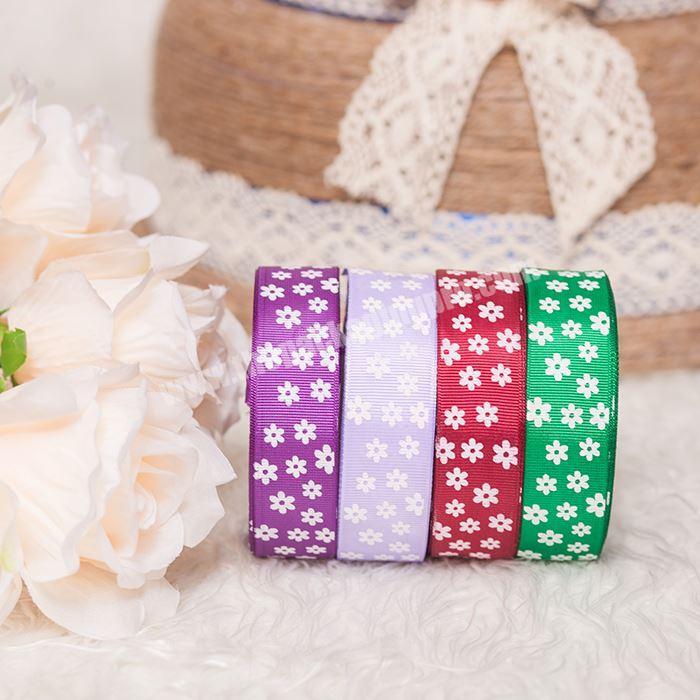 100% polyester decorative 3 inch satin grosgrain ribbon for gift pack