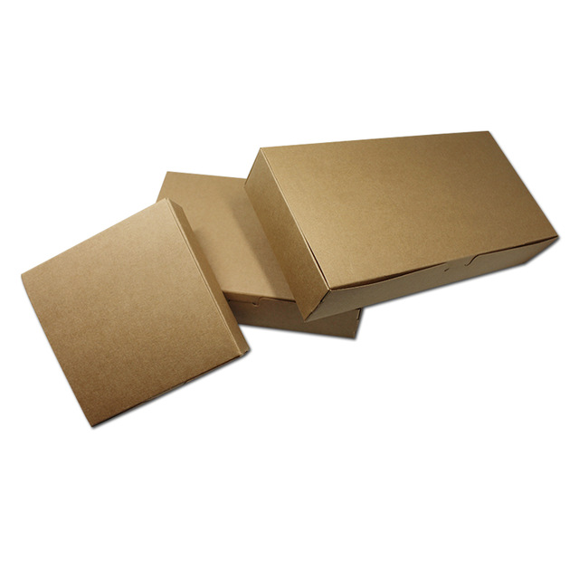 10Pcs/Lot Kraft Paper Gift Packaging Boxes Paperboard Brown Wedding Birthday Craft Party Packing Box Candy Chocolate Pack Box