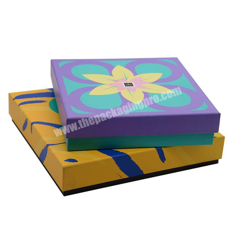 10x10 Custom 2mm thickness rigid cardboard paper gift box packaging