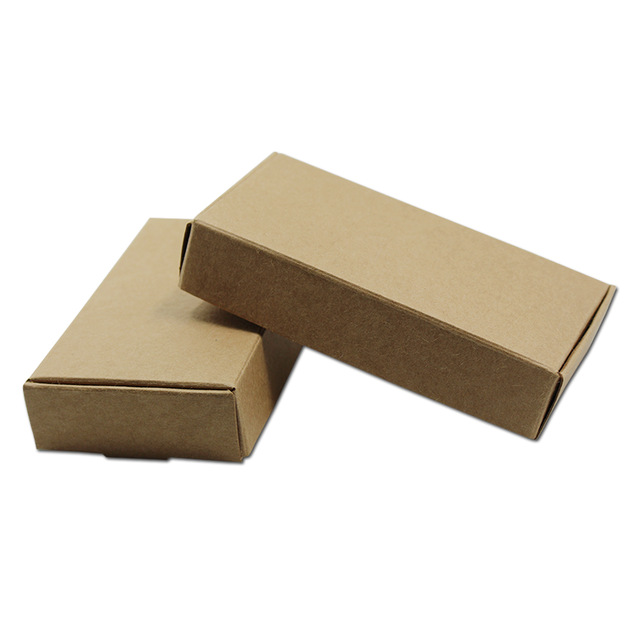 11*6*2cm 30Pcs/Lot Anniversary Wedding Birthday Party Cardboard Boxes For Mini Gift Kraft Paper Package Boxes